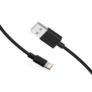 RAVPower USB A to Lightning Cable RP CB029 0.2m 0.7ft Black 768x768 1