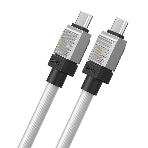 Cable USB C to USB C Baseus CoolPlay 100W 1m white 31501 4