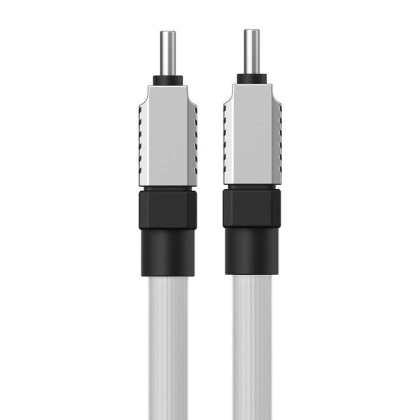 Cable USB C to USB C Baseus CoolPlay 100W 1m white 31501 5