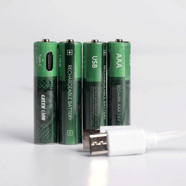 Green Lion Rechargeable Battery AAA 1.6V Alkaline Battery 2